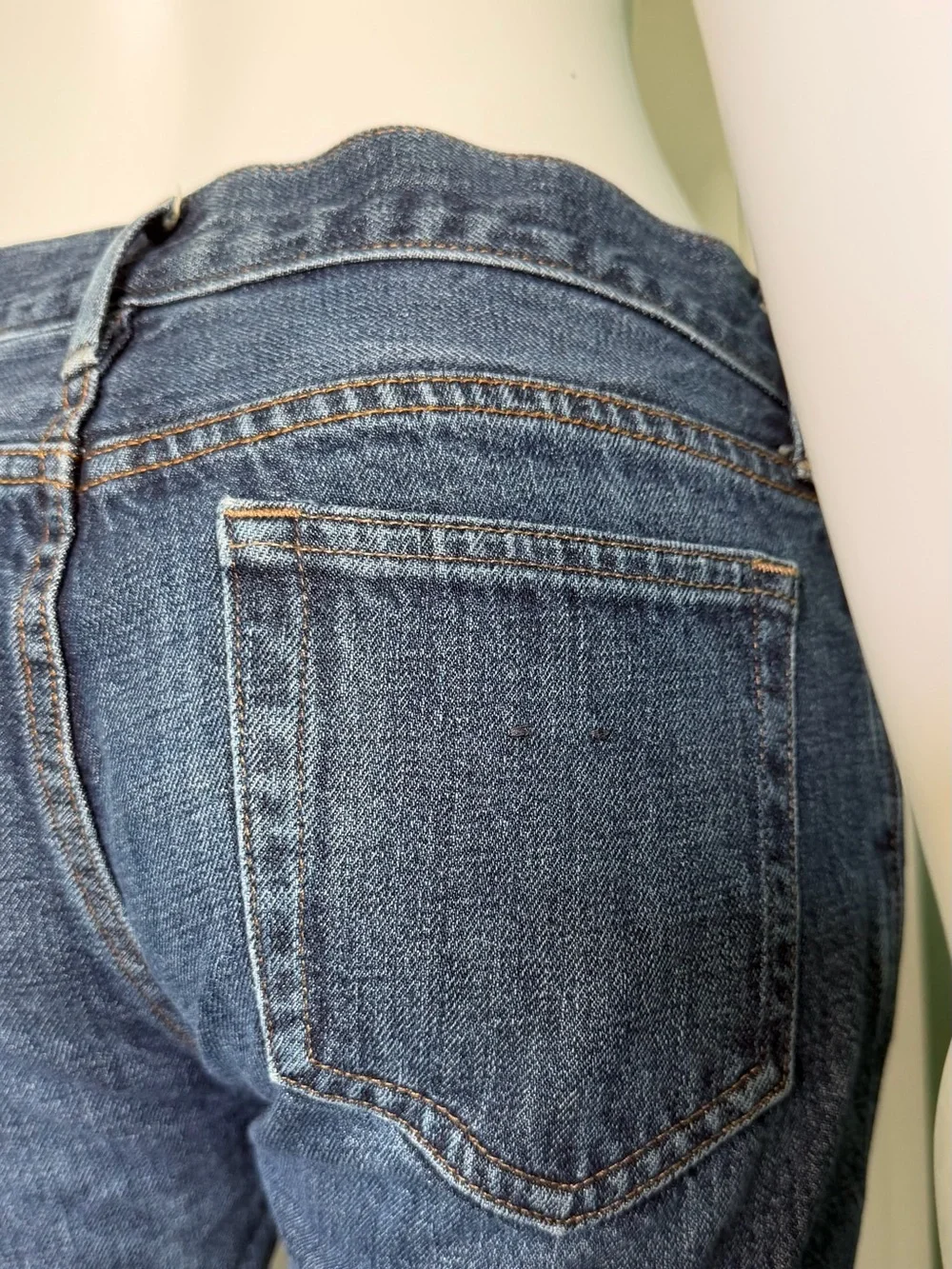 J. Crew 484 Straight Jeans in Dark Blue Indigo